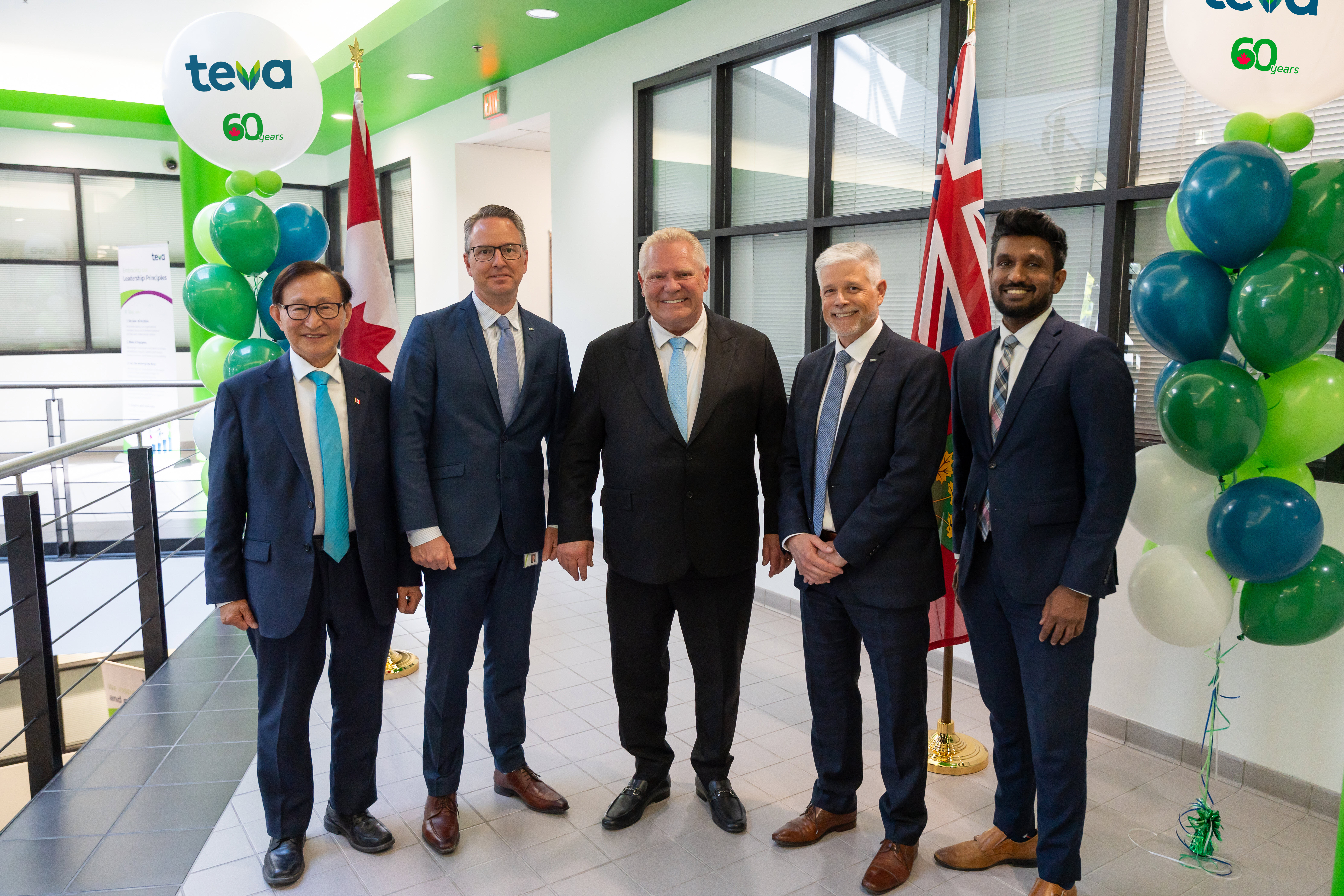 welcoming the premier